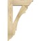 Ekena Millwork Olympic Traditional Rough Sawn Bracket w/ Offset Brace, Douglas Fir, 6"W x 20"D x 32"H BKT0604X20X32OLY01RDF - alternate 2